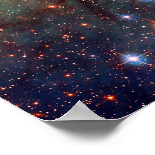 Poster Tarantula Nebula Espace Hubble (Coin)
