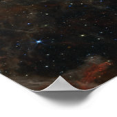 Poster Tarantula Nebula Image spatiale (Coin)