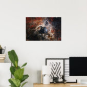 Poster Tarantula Nebula Image spatiale (Bureau à domicile)