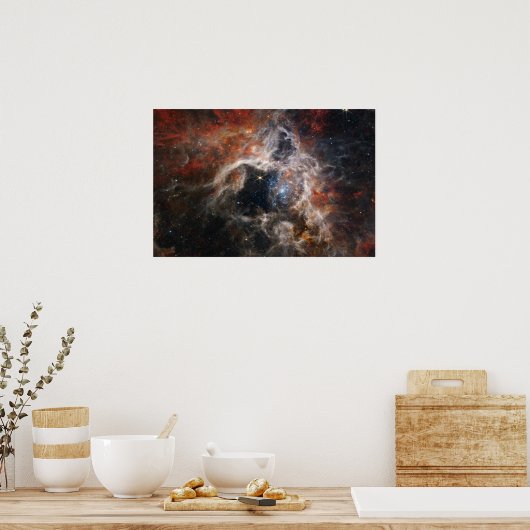 Poster Tarantula Nebula Image spatiale (Cuisine)