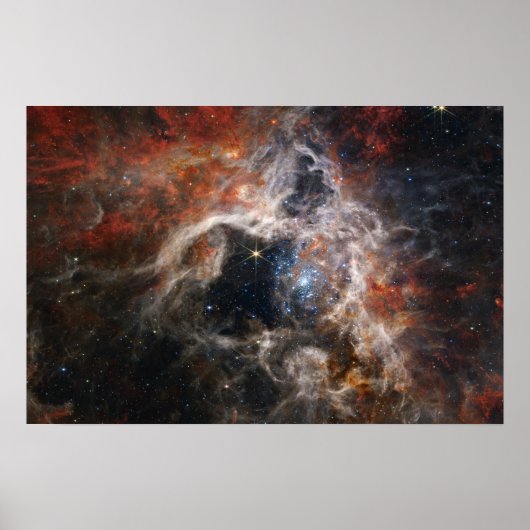 Poster Tarantula Nebula Image spatiale (Devant)