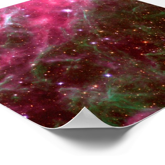 Poster Tarantula Nebula (télescope Hubble) (Coin)
