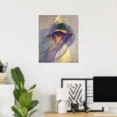 Poster Tarbell Blue Veil CC0051 (Bureau à domicile)