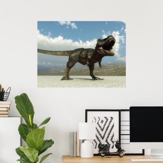 Poster Tarbosaurus (Bureau à domicile)