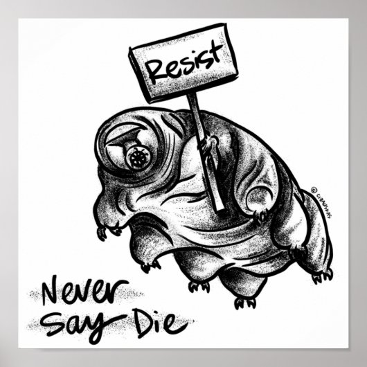 Poster Tardigrade de résistance (Devant)