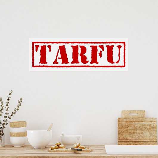 POSTER TARFU (Cuisine)
