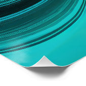 Poster "Tarifa" Bleu des vagues (Coin)
