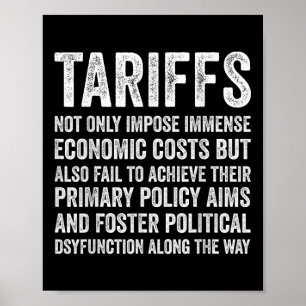 Poster Tarifs Funny Tarifs Economie politique