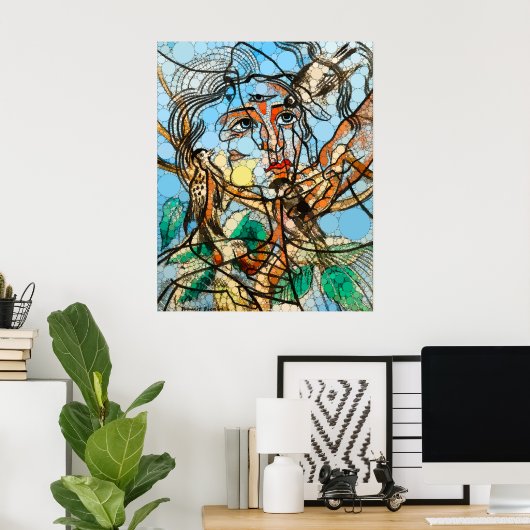 Poster Tarin, points d'infini par Francis Picabia (Bureau à domicile)