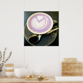 Poster Taro latte (Cuisine)