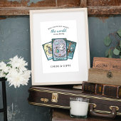 Poster Tarot Baby Shower Frameable Gift Table Sign