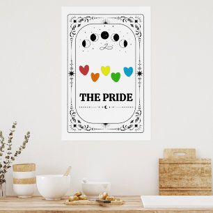 Poster Tarot de la fierté LGBT Gay Trans Queer Astrologie