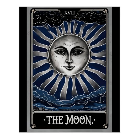 Poster Tarot de la Lune Gothique (Devant)