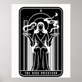Poster Tarot Haute Prêtesse Femme Mauvaise Mauvaise Mauva (Devant)