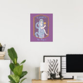 Poster Tarot L'Hermite (Bureau à domicile)