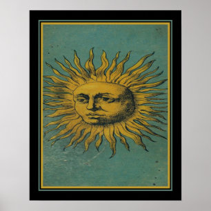 Poster Tarot Vintage "La Lumière"