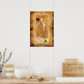 POSTER TAROTES DE RENAISSANCE ANTIQUE 2 / LA PAPIE (Cuisine)