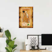 POSTER TAROTES DE RENAISSANCE ANTIQUE 2 / LA PAPIE (Bureau à domicile)