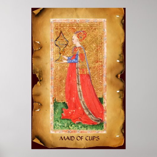 POSTER TAROTES DE RENAISSANCE ANTIQUE / MAISON DE COUPES (Devant)