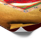 POSTER TAROTES DE RENAISSANCE ANTIQUE / REINE DES TASSE (Coin)