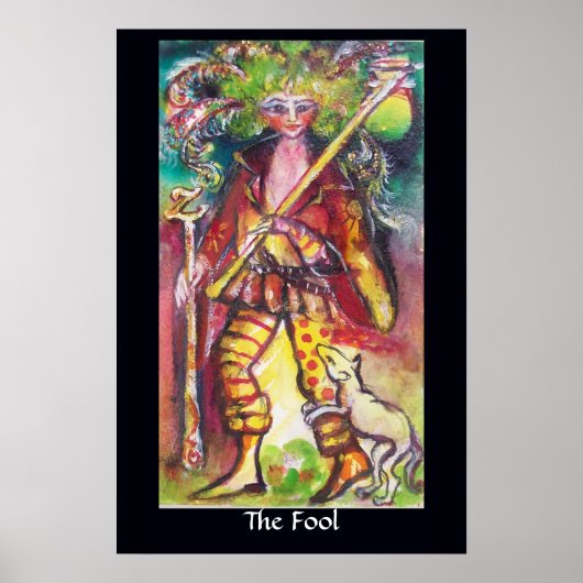 POSTER TAROTES DES OMBRES PERDUES /LE FOOL (Devant)