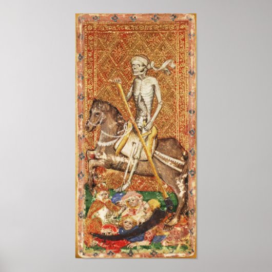 POSTER TAROTS DE RENAISSANCE ANTIQUE 13 / MORT (Devant)