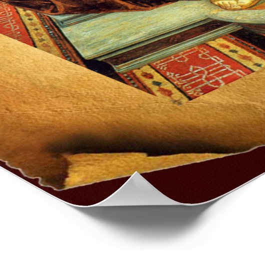 POSTER TAROTS DE RENAISSANCE ANTIQUE 14 / TEMPÉRANCE (Coin)