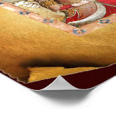 POSTER TAROTS DE RENAISSANCE ANTIQUE 15 / LE DIABLE (Coin)