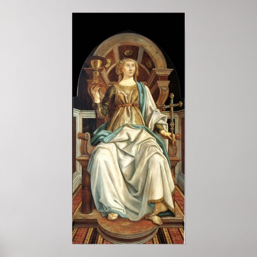 POSTER TAROTS DE RENAISSANCE ANTIQUE 5 / LE PAPE (Devant)