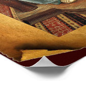 POSTER TAROTS DE RENAISSANCE ANTIQUE 5/ LE PARC PAPE (Coin)