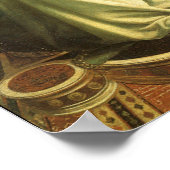 POSTER TAROTS DE RENAISSANCE ANTIQUE 8 / JUSTICE (Coin)