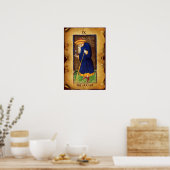 POSTER TAROTS DE RENAISSANCE ANTIQUE 9 / L'HERMIT (Cuisine)