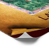 POSTER TAROTS DE RENAISSANCE ANTIQUE /LADY DES ÉPÈRES (Coin)