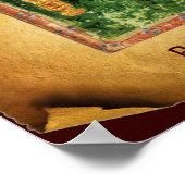 POSTER TAROTS DE RENAISSANCE ANTIQUE / PAGE DES WANDS (Coin)