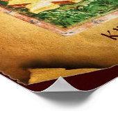 POSTER TAROTS DE RENAISSANCE ANTIQUE / ROI DES ÉPÈRES (Coin)