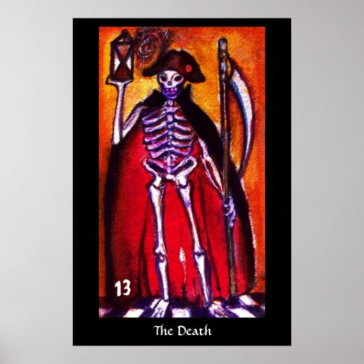Poster TAROTS DES OMBRES PERDUES La Mort (Devant)