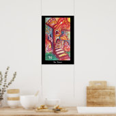 Poster TAROTS DES OMBRES PERDUES La Tour (Cuisine)