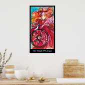 Poster TAROTS DES OMBRES PERDUES Roue De Fortune (Cuisine)