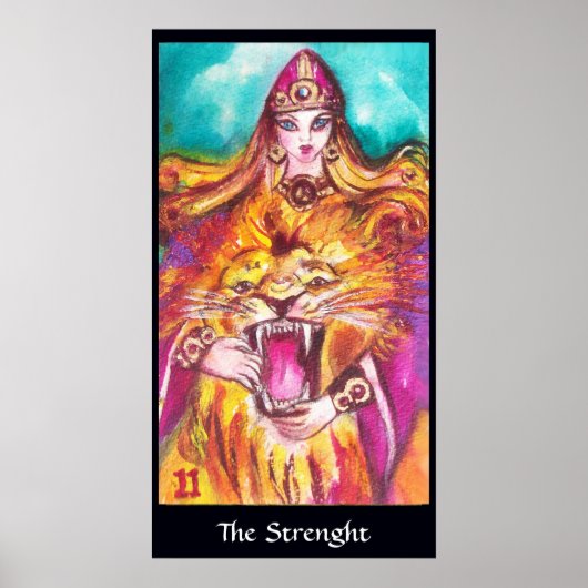 Poster TAROTS OF THE LOST SHADOWS /Strength / Fortitude (Devant)