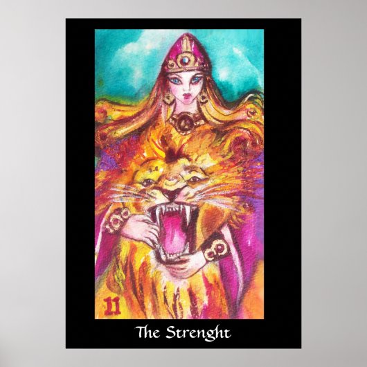 Poster TAROTS OF THE LOST SHADOWS /Strength / Fortitude (Devant)