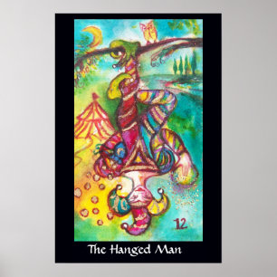 POSTER TAROTS OF THE LOST SHADOWS /THE HANGED MAN