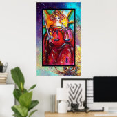 POSTER TAROTS OF THE LOST SHADOWS /THE JUSTICE (Bureau à domicile)