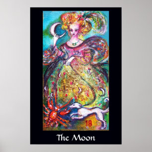 POSTER TAROTS OF THE LOST SHADOWS /THE MOON LADY