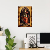 Poster TAROTS RENAISSANCE ANTIQUES 11/ FORCE Parchemin (Bureau à domicile)