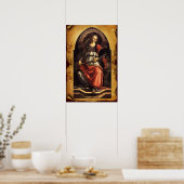 Poster TAROTS RENAISSANCE ANTIQUES 11/ FORCE Parchemin (Cuisine)