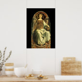 POSTER TAROTS RENAISSANCE ANTIQUES 8 / JUSTICE (Cuisine)