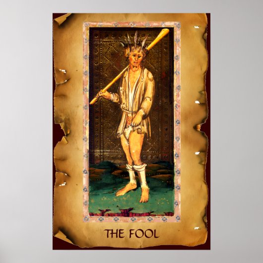 POSTER TAROTS RENAISSANCE ANTIQUES / LE MAT (Devant)