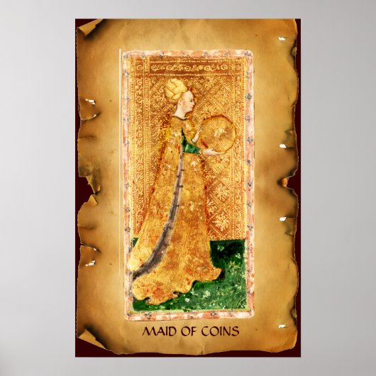POSTER TAROTS RENAISSANCE ANTIQUES / MÈRE DE COINS (Devant)