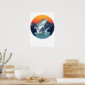 Poster Tarpon Fly Fishing Bow To The King Gift (Cuisine)