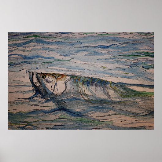 Poster Tarpon fondu (Devant)
